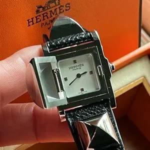 Hermes | Accessories | Hermes Medor Stainless Steel Black  display picture 2